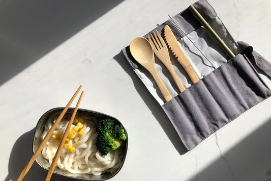 Reusable Travel Bamboo Cutlery Set