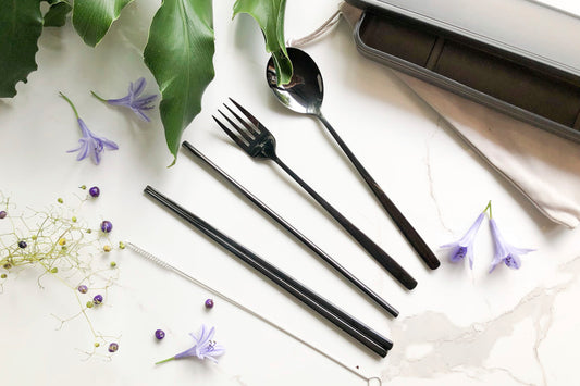 Reusable Travel Stainless Steel Cutlery Set